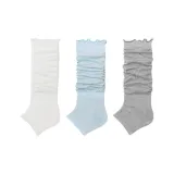 Белый + Светло-серый + Светло-синий [3 упаковки]