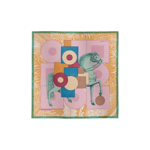 HERMES Шелковые шарфы для женщин многоцветные