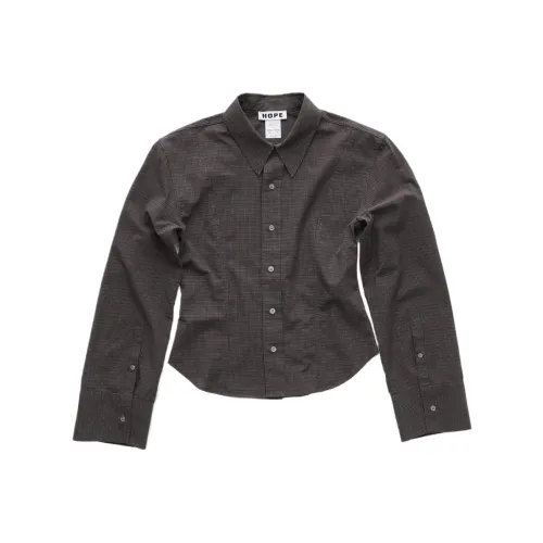 HOPE Коричневые Женские Рубашки
