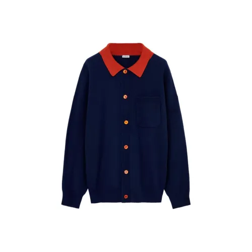 LOEWE Морской синий Мужские свитеры