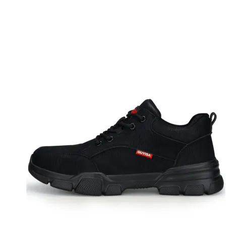 GUYISA Безопасность и Защитная Обувь Низкий Топ Черный Унисекс