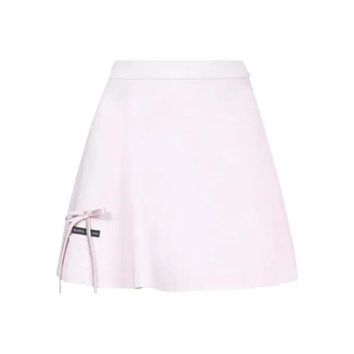 PRADA Повседневные короткие юбки Женские Розовый