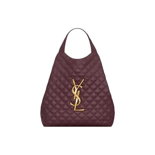 SAINT LAURENT Овчина Тоут Сумка Сумка для покупок Сумка Женская Каберне Совиньон Красный