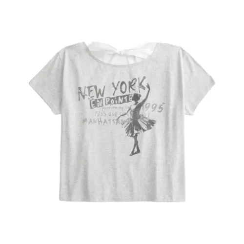 Hollister Серые Женские T-рубашки