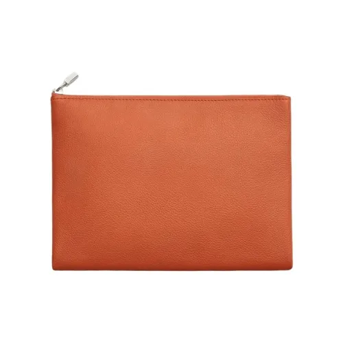 HERMES Atout Clutch Lightning Standard Women's Orange
