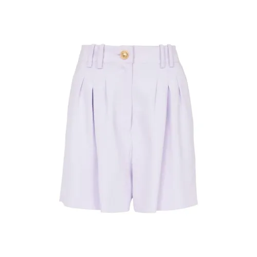 BALMAIN Светло-фиолетовые женские повседневные шорты