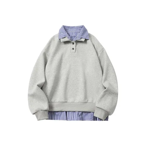 W7H1 Фотиния Серый Унисекс Свитшоты