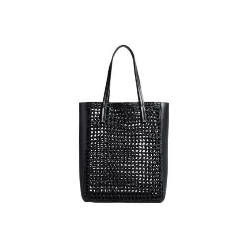 KHAITE Вискоза Тоут Сумка Сумка через плечо Сумка обычная Женская Черная