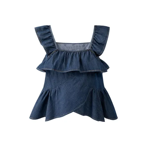 CHOCOOLATE Джинсовый синий Женские Майки