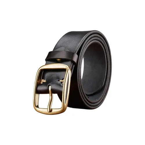 Devanro Ремни из натуральной коровьей кожи мужские 3,8 см