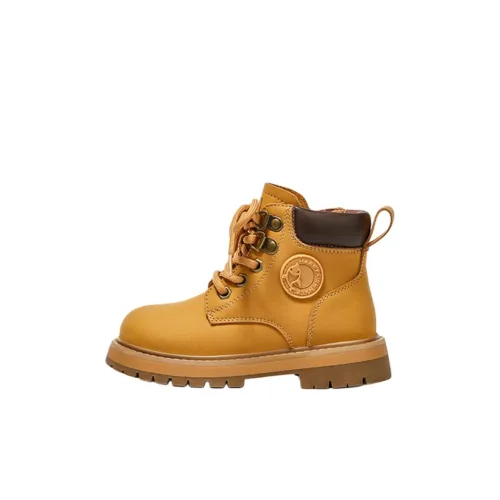 FAIRWHALE Мартин Boot Детские ботинки Детский Желто-коричневый