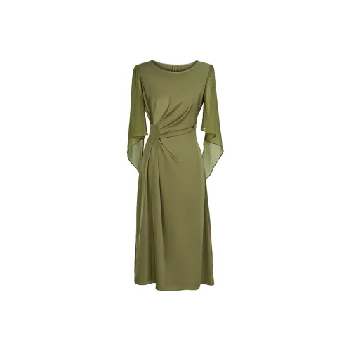 Tang Xi Короткий рукав Платье Женское