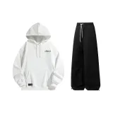 Комплект (белый топ+черные брюки)