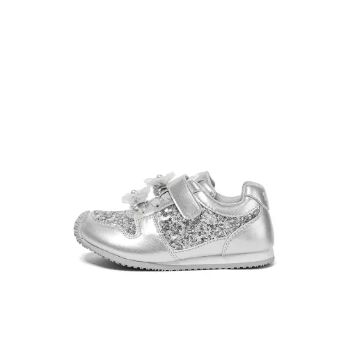 Snoffy Shimmering Shoes Collection Дышащий Баланс Детские Скейтбординги Серебряный Детский