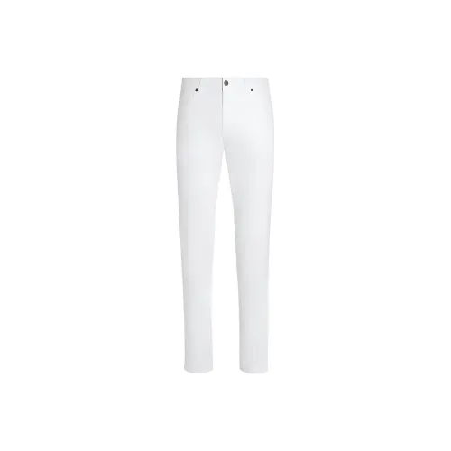 Ermenegildo Zegna Белый Мужской Джинсы