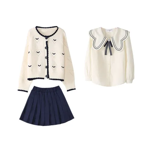 YUANYUAN GIRL Двухкомпонентный комплект: рубашка + юбка для детей, комплекты с юбкой