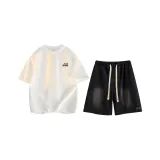 Комплект одежды (Белый топ + Черный низ)