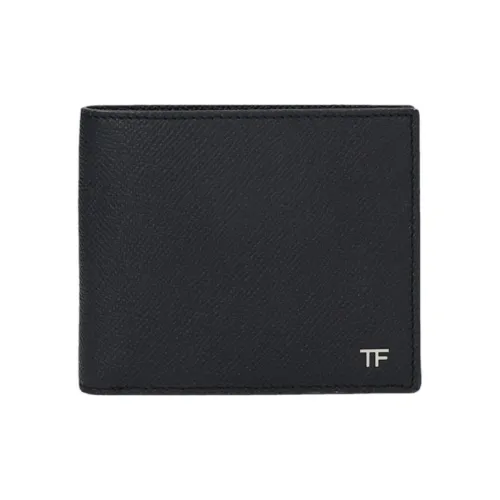TOM FORD Телячья кожа Держатель для карт Кошелек Мужской Синий