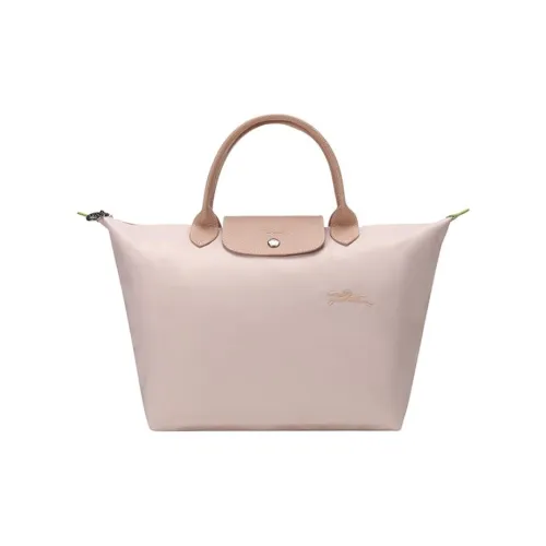 LONGCHAMP Le Pliage Green Цвет холста Пельмени Сумка Средний Женские Вишневый цветок Розовый