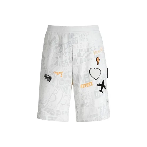 Hugo Boss FW22 Повседневные шорты Мужские Белые