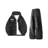 Черный топ + Черные брюки