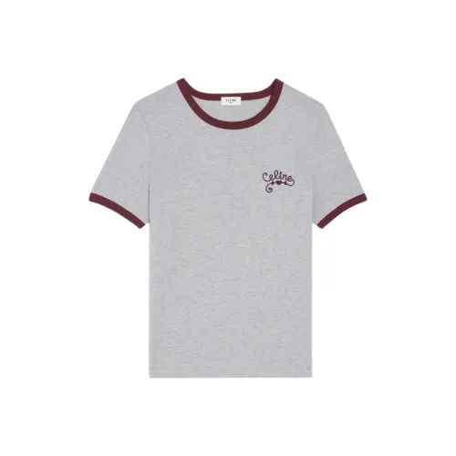 CELINE Серые Женские T-рубашки