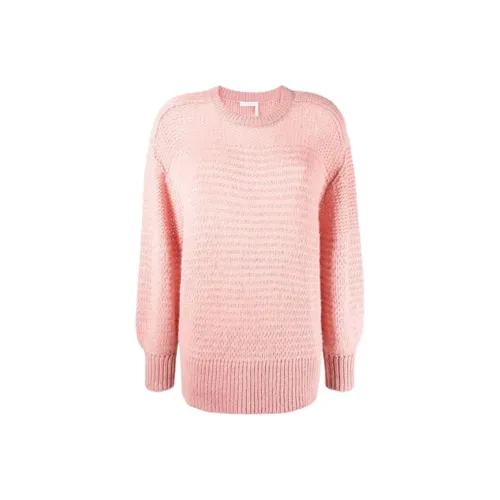 See By Chloe SS22 Свободный крой Свитер Женский Розовый