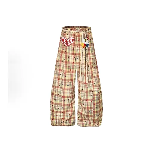 TSKIU Orange Женские Повседневные Брюки