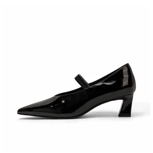 SHOEMAKER QUEEN Грубый каблук Мэри Джейн Женские обувь