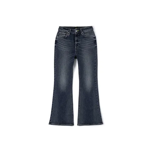 Lee Темно-синий Женские Джинсы