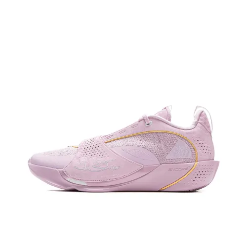 LINING Wade All City 13ENCORE Баскетбольные кроссовки Low Топ Early Лотосово-розовый Мужской