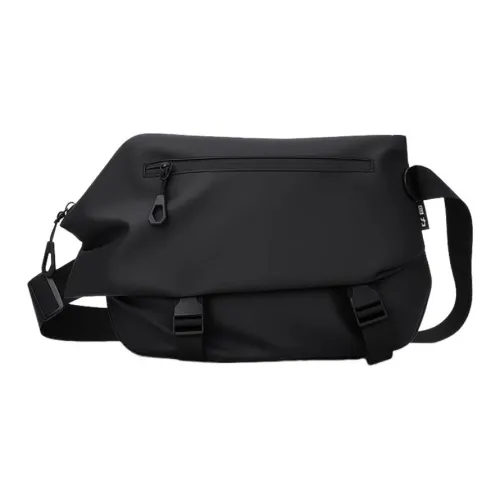 Warrior ПВХ Сумка через плечо Стандартная Мужская Черная