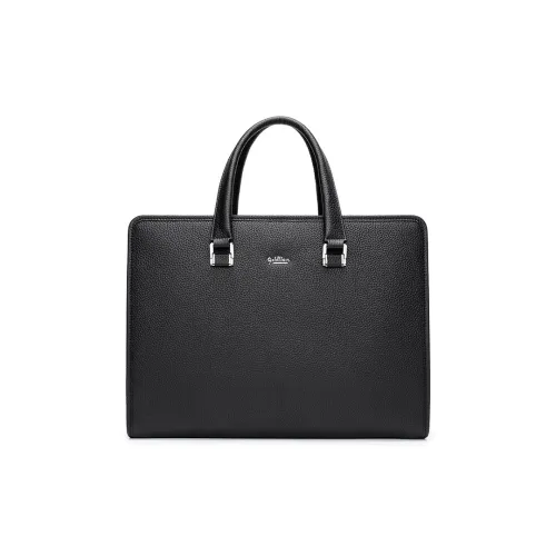 GOLDLION Корова Кожа Ноутбук Сумка Мужская Черная