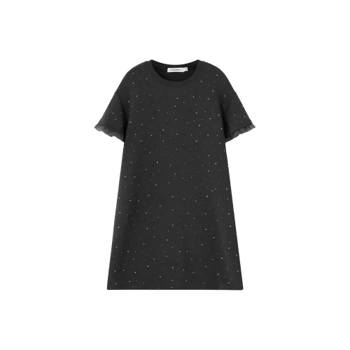 SOON FLOWER Короткий рукав Платье Женское