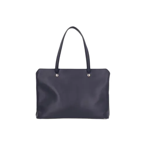 LONGCHAMP Le Foulonné Кожа Тоут Сумка Сумка для покупок Сумка на плечо Женская Морской синий