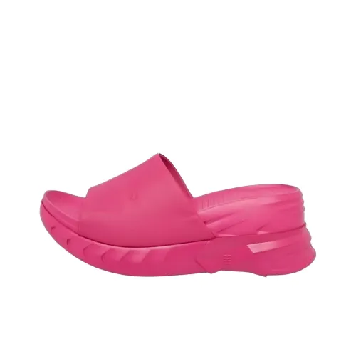 Givenchy Marshmallow EVA Слипоны Женские Фуксия