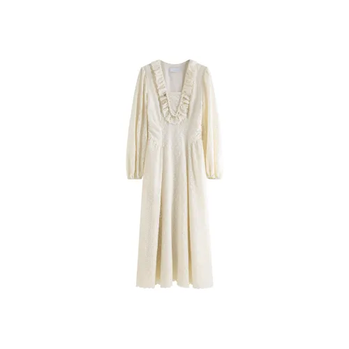 FANSILANEN Длинное платье с длинными рукавами женское