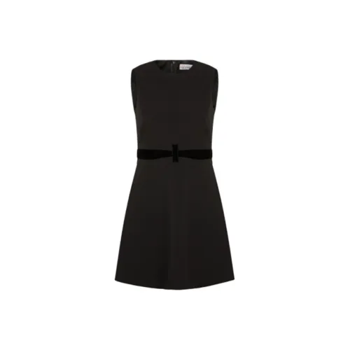 RED VALENTINO Черное Женское Платье без Рукавов