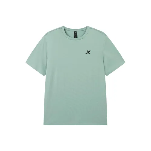 XTEP Горчичный зеленый Мужские T-рубашки