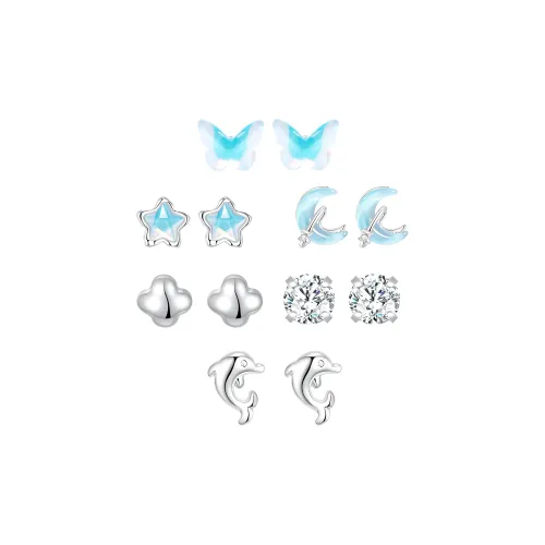 Барби Медный Сплав Серьги-гвоздики Женские