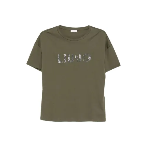 LIU·JO Оливково-зеленые Женские T-рубашки