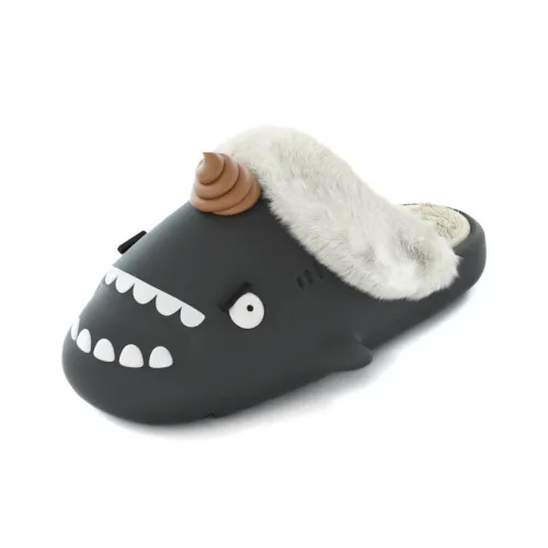 HelloSlippers Shark Winter Sharkicks Winter Удобные Домашние тапочки с открытыми каблуками Унисекс