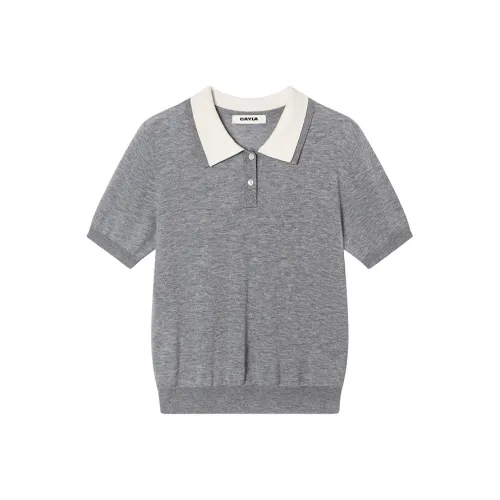 CAYLA Поло Короткий с короткими рукавами Топ Женский