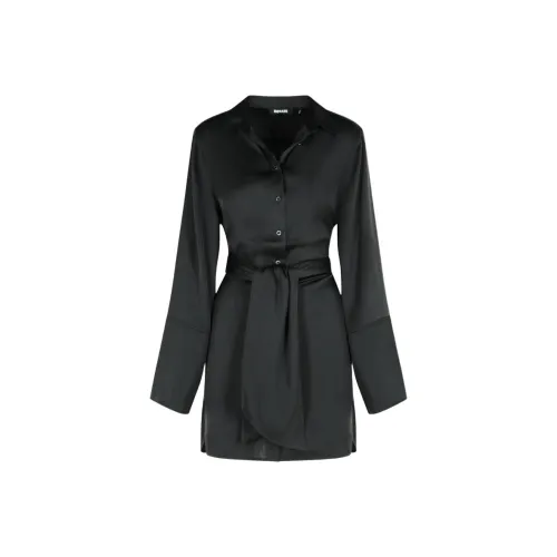 Rotate Длинное Платье с Длинными Рукавами Женское