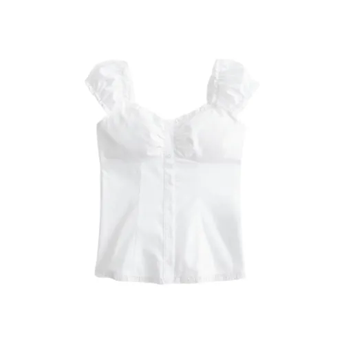 Hollister Белые Женские T-рубашки