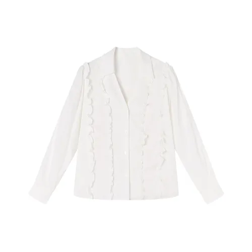 XIANGYING Белые Женские Рубашки