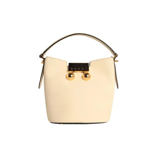 MARNI Trunkaroo Телячья кожа Сумка Средний Женские Бежевый