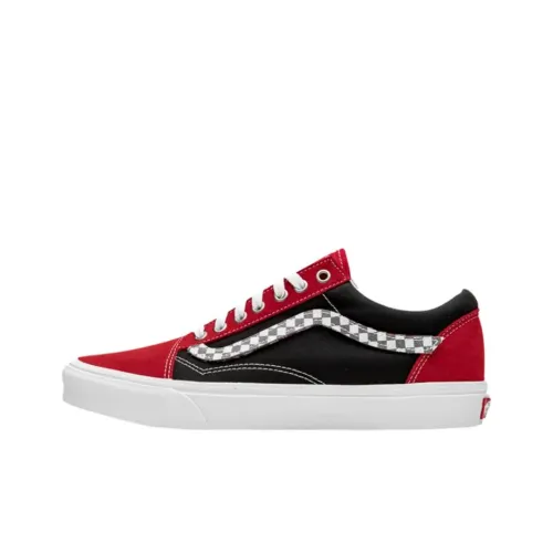 Vans Old Skool Скейтборд Кроссовки Мужские Красный Черный
