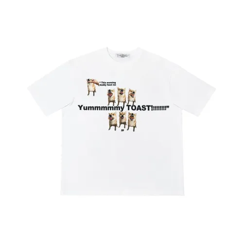 YONGIANT Белая Мужская T-Рубашка