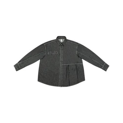 CVOOOER Черный Серый Цвет Унисекс Рубашки